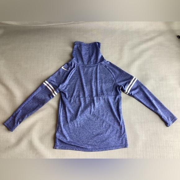 Sm NFL LA Rams dri fit long sleeve cow neck shirt Ram logo with oversized neck - Picture 7 of 13